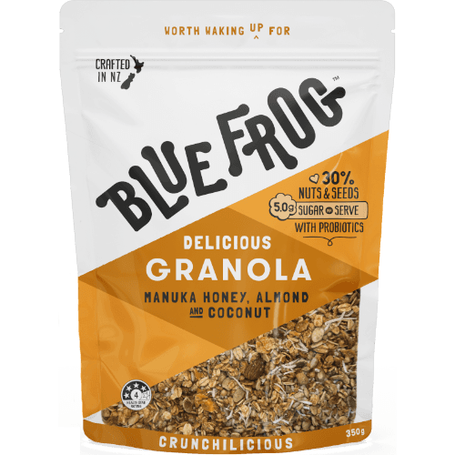Blue Frog Manuka Honey Almond And Coconut Probiotic Granola
