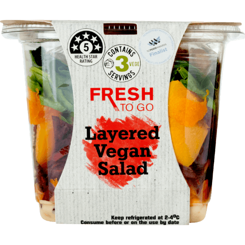 Fresh To Go Layered Vegan Salad 320 g