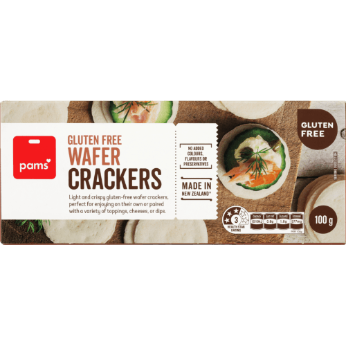 Pams Gluten Free Wafer Crackers 100 g