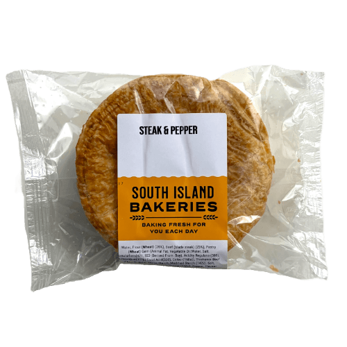 South Island Bakeries Steak & Pepper Pie