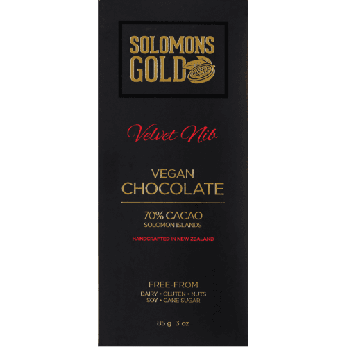 Solomons Gold Velvet Nib Vegan Chocolate Block