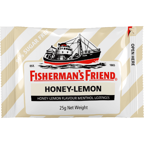 Fisherman's Friend Honey-Lemon Flavour 99% Sugar Free Menthol Lozenges