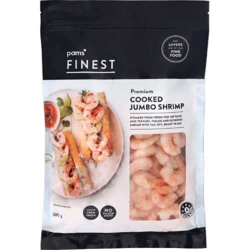 Pams Finest Premium Cooked Jumbo Shrimp