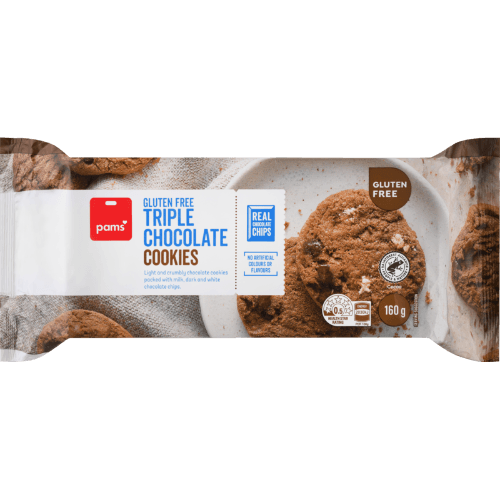 Pams Gluten Free Gluten Free Triple Chocolate Chip Cookies