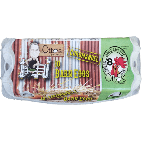 Otto's Egg Company Cage Free Barn Size 8 Eggs 10 pack