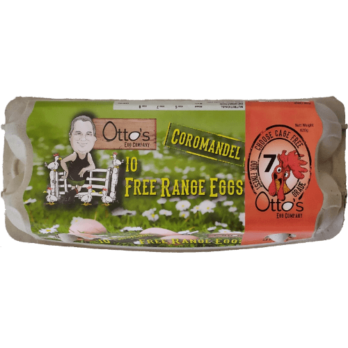 Otto's Egg Company Free Range Size 7 Eggs 10 pack