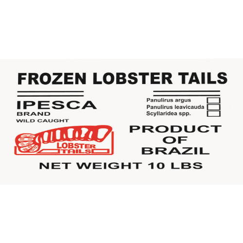 Frozen Raw Lobster Tails 38-40 Tails 4.5 kg