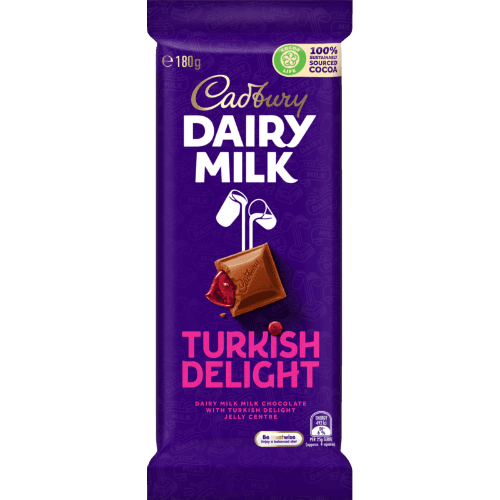 Cadbury Dairy Milk Turkish Delight Chocolate Block