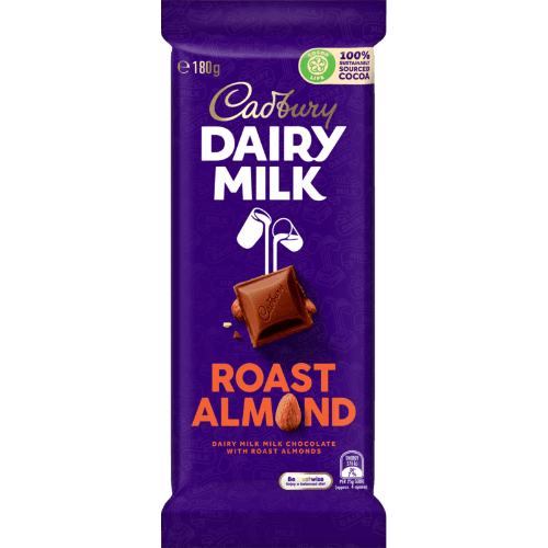 Cadbury Dairy Milk Roast Almond Chocolate Block