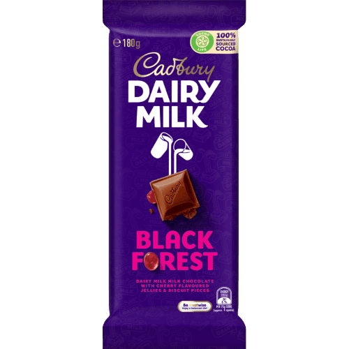 Cadbury Dairy Milk Black Forest Chocolate Block