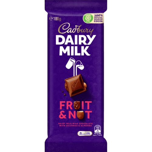 Cadbury Dairy Milk Fruit & Nut Chocolate Block
