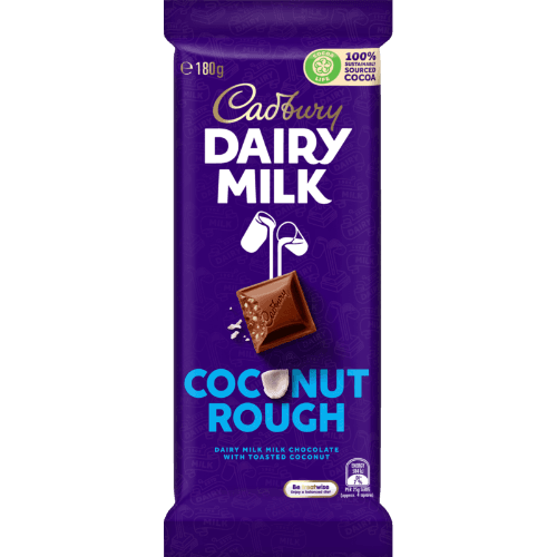 Cadbury Dairy Milk Coconut Rough Chocolate Block