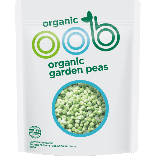 Oob Organic Frozen Organic Garden Peas