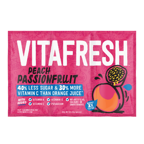 Vitafresh Peach Passionfruit Flavoured Drink Mix 3 × 50 g