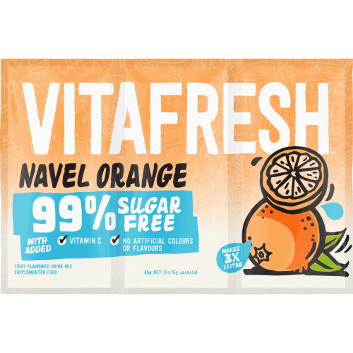 Vitafresh 99% Sugar Free Naval Orange Flavoured Drink Mix