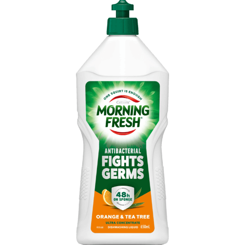 Cussons Morning Fresh Orange & Tea Tree Antibacterial Dishwashing Liquid 650 mL