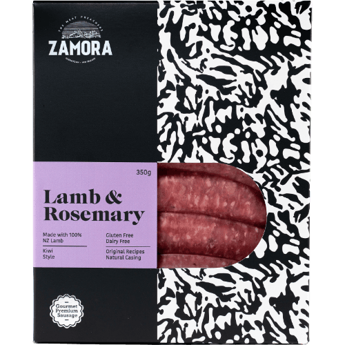 Zamora Homemade Ltd Lamb & Rosemary Sausages
