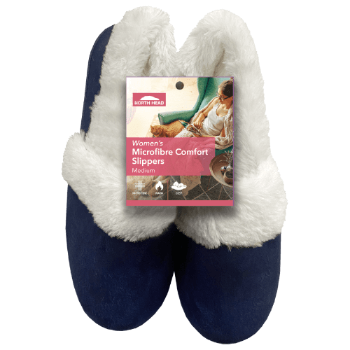 Stretto Women's Microfibre Comfort Slippers Medium Assorted