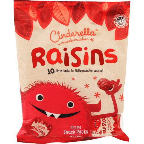 Cinderella Munch Buddies Raisins