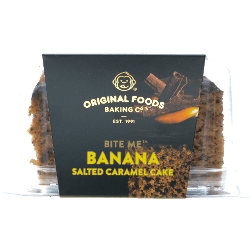 Original Foods Baking Co Bite Me Single Serve Banana Salted Caramel Cake