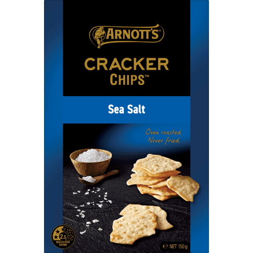 Arnott's Cracker Chips Sea Salt Cracker Chips