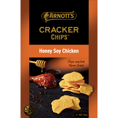 Arnott's Cracker Chips Honey Soy Chicken Cracker Chips