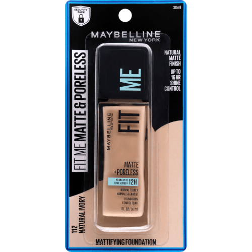 Maybelline New York Fit Me! Matt & Poreless 112 Natural Ivory Foundation