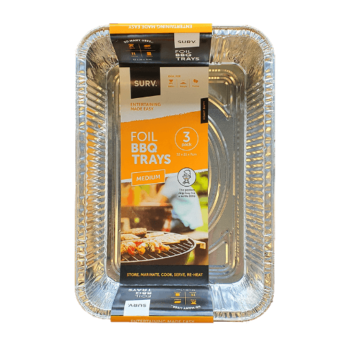 Surv Foil BBQ Trays