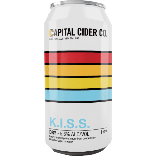 Capital Cider Co. K.I.S.S. Dry Cider 440 mL