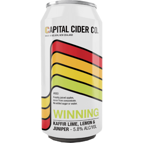 Capital Cider Co. Winning Kaffir Lime, Lemon & Juniper Cider