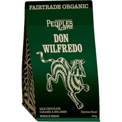 Peoples Coffee Don Wilfredo Whole Coffee Beans 200 g
