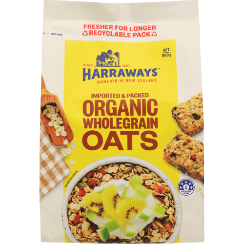 Harraways Organic Wholegrain Oats