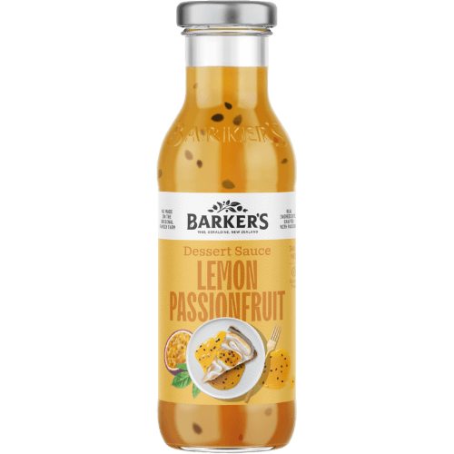 Barker's Lemon Passionfruit Dessert Sauce