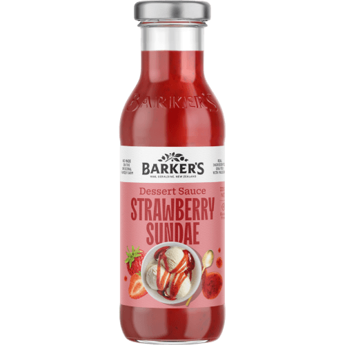 Barker's Strawberry Sundae Dessert Sauce
