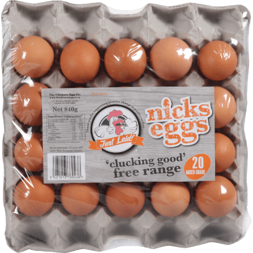 Nicks Eggs Free Range Mixed Grade Eggs