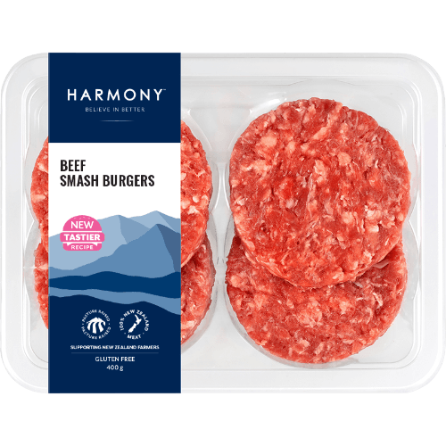 Harmony Beef Smash Burgers
