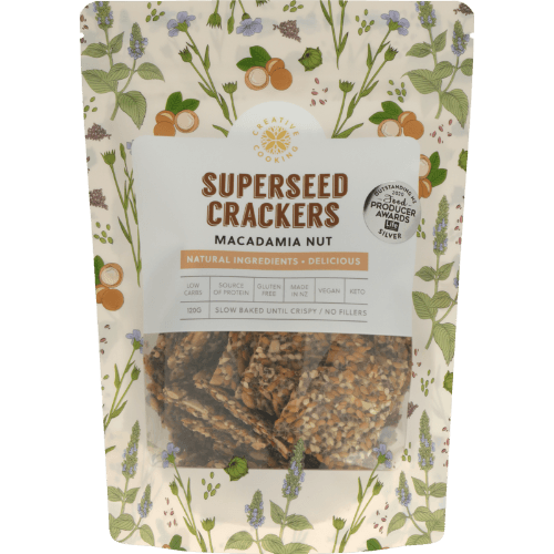 Creative Cooking Superseed Macadamia Nut Crackers
