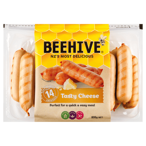 Beehive Tasty Cheese Sausages