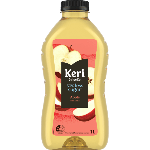 Keri Apple 50% Less Sugar Fruit Drink