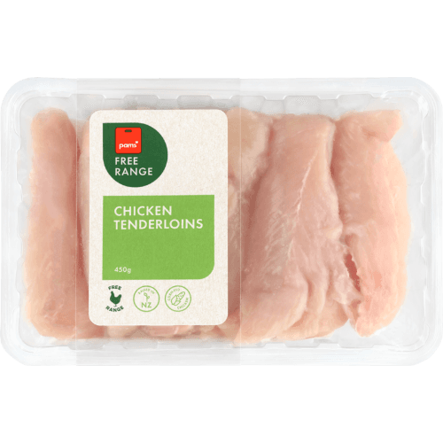 Pams Free Range Chicken Tenderloins