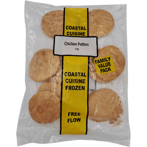 Lynmac Meats LYNNMAC MEATS FROZEN CHICKEN PATTIES 1 KILOGRAM