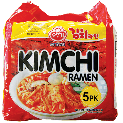 Ottogi Spicy Multi Kimchi Ramen Noodles