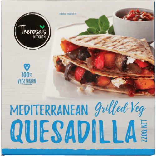 Theresa's Kitchen Mediterranean Grilled Veg Quesadilla