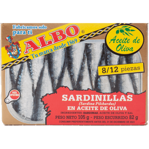Albo Baby Sardines In Olive Oil
