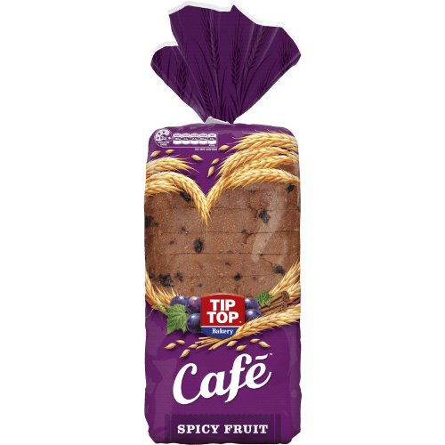 Tip Top Cafe No Added Sugar Spicy Fruit Bread