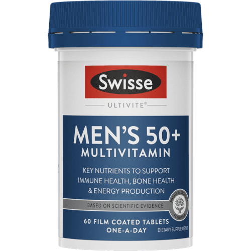 Swisse Men's Ultivite 50+ Multivitamin Tablets