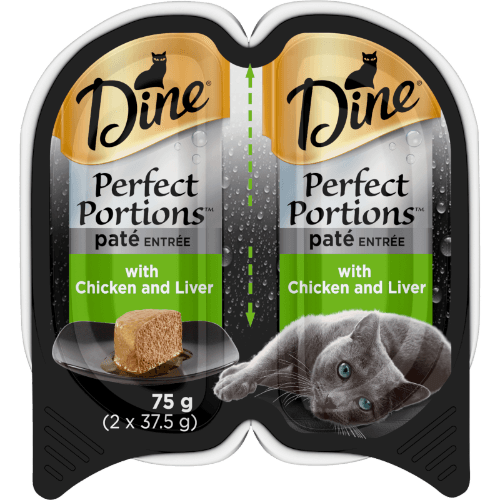 Dine Perfect Portions Cuts Pate Entree With Chicken And Liver Wet Cat Food