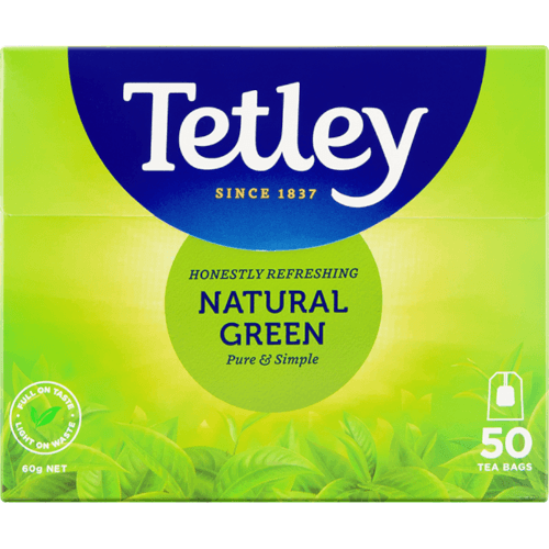 Tetley Pure & Simple Natural Green Tea Bags