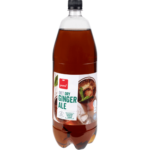Pams Diet Dry Ginger Ale 1.5 L