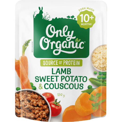 Only Organic Sweet Potato Lamb & Couscous 10+ Months